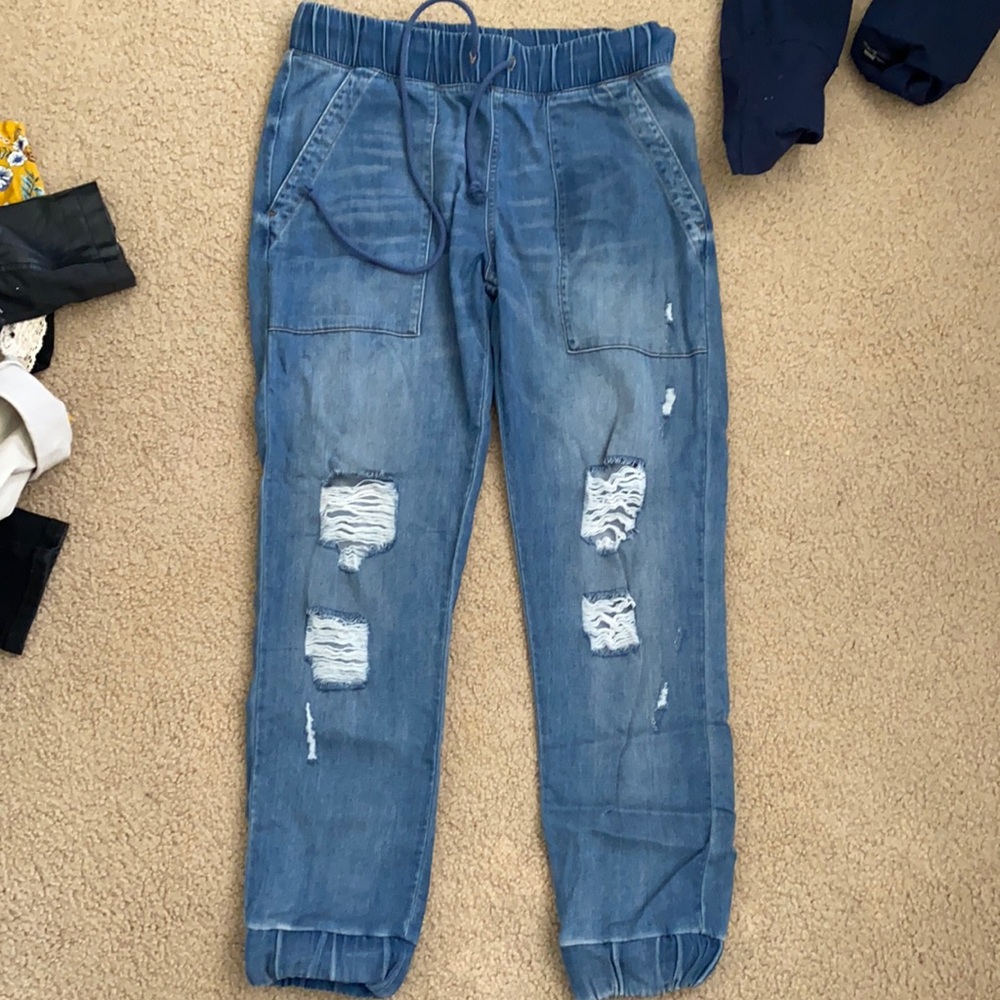 Bella Dahl denim jogger pants